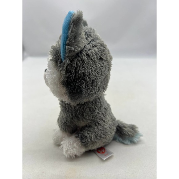 TY Beanie Boos - SLUSH the Husky (Glittery Eyes) (NO TY HANG TAG) 6" Plush - Picture 2 of 5